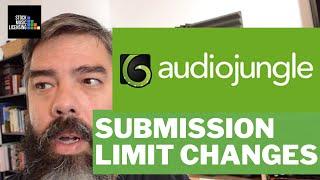 New Submission limits for Audiojungle