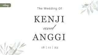 Kenji Ganessha & Anggi Marito Holy Matrimony Live Streaming 18 November 2023