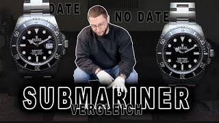 Rolex Submariner Vergleich - Date oder No Date?⁉️  126610LN & 114060