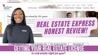 REAL ESTATE EXPRESS HONEST REVIEW! ⎮ How To Get Your Real Estate License ⎮ 2022