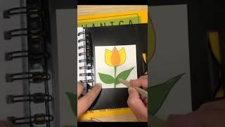 Relaxing coloring with Acrylic markers#art #trending #drawing #asmr #satisfying #relaxing #painting