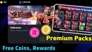 Upcoming New Halloween Campaign Rewards | Free Coins, New Premium Club Packs | eFootball 2025