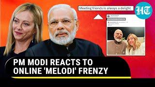 PM Modi's First Reaction After Italy's Meloni Triggers Online Frenzy With 'Melodi' Selfie