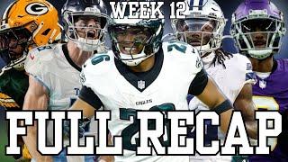 NFL Week 12 FULL RECAP