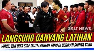 STY GANYANG PEMAIN BARU VIRGIL VAN DIJK LANGSUNG IKUTI LATIHAN PERSIAPAN LAGA PERDANA TIMNAS