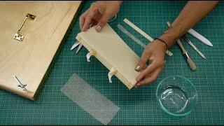 How to prepare a book block spine for casing in.