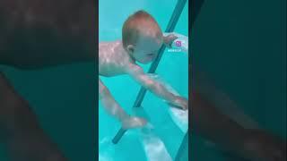 Малыши просто обожают воду ️ #дети #плавание #бассейн