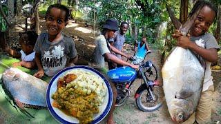 Murphy Learned To Ride Bike Today | Giant 12lb Permit Jack Curried w/ Breadfruit Salad