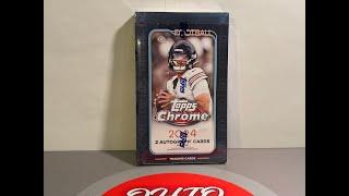 ROOKIE QB AUTO!!!! 2024 Topps Chrome Football Hobby Box Opening