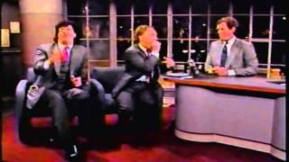 Penn & Teller on Letterman - Bean snorting and slingshot