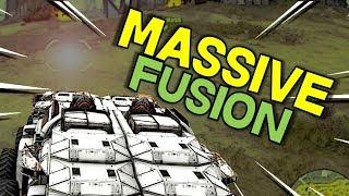 Quad Harvester Dual Spark Massive Fusion Build -- Crossout