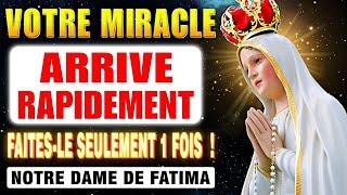 PRIÈRE À NOTRE-DAME DE FATIMA - CELUI QUI ENTENDU A EU SON MIRACLE RÉPONDU RAPIDEMENT !