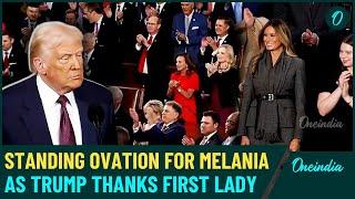 Standing Ovation for Melania At U.S Congress As President Trump Thanks First Lady | Watch the Moment