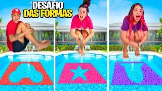 PULANDO NA FORMA DOS NOSSOS ELEMENTOS *Desafio na Piscina!