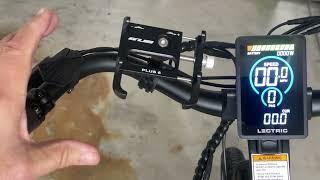 Lectric Ebike Color Screen Custom Settings