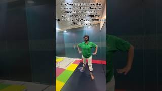 One movement to improve your knee stability: Arogya physiotips #kneestability #kneepain