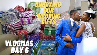 UNBOXING OUR WEDDING GIFTS