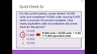 Managerial Accounting, Chapter 4 Fall, 2023