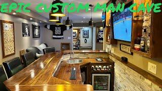 EPIC MAN CAVE CUSTOM BASEMENT