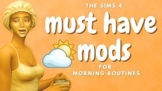 MUST HAVE mods for morning routines in the sims!️| #thesims4 #sims4mods #thesims4mods