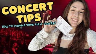 How to prepare for your first concert (tips and tricks) | Kendra Farrugia