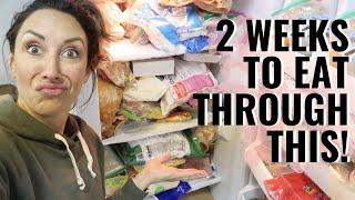 Eating through my FREEZER Part 1! Freezer tips & tricks - Shelf-cooking freezer food! | Jordan Page