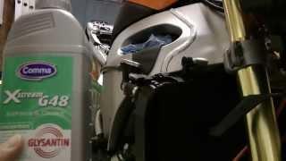 CBR1000RR 09 easy reserve tank flush