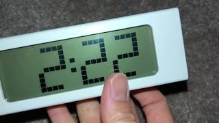 How to set time and alarm for Ikea Vikis clock