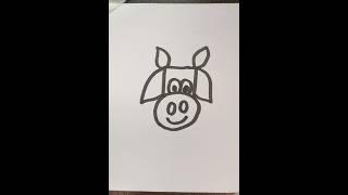 Easy drawing with numbers  #drawing #art #youtube #youtubeshorts #paintings
