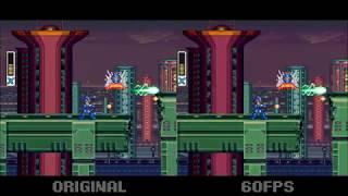 [60FPS] Interpolating Mega Man X Intro Stage Using AI  [Smooth Games Project]