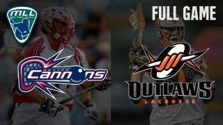 MLL's Youtube Game of the week: Boston Cannons at Denver Outlaws