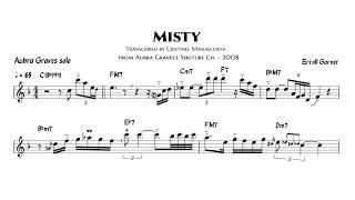 Aubra Graves - Misty #ErrollGarner (transcription)