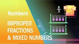 Improper Fractions & Mixed Numbers | Numbers | Maths | FuseSchool