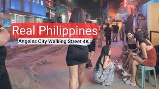 Real Angeles City Philippines Walking Street 4k60p Oct 19