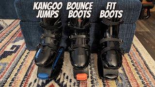 Fit Boots Vs Bounce Boots and Kangoo Jumps Boots Differences