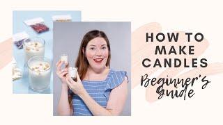 How to Make Candles with Essential Oils, Gemstones & Dried Flowers