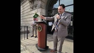 Karachay Flag Raising Full City Hall Ceremony, In honor of Karachay Revival Day.