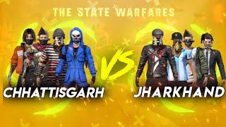 Chhattisgarh v/s Jharkhand 4/4 ||BEST STATE CLASH SQUAD MATCH|| #FREEFIRESTATEWAR #StateChampionship