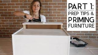 Prep Tips & Priming Furniture |  Part 1: Creative Furniture Painting Technique