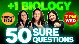 +1 Biology Christmas Exam | 50 Sure Question | Exam Winner Plus One