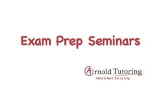 Arnold Tutoring Exam Prep Seminars