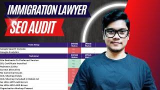 Quick SEO Audit | SEO For Lawyers 2024 | Immigration Law Firm