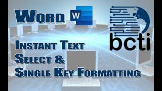 Microsoft Word - Text Selection Tricks and Rapid Formatting