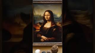 mona lisa love the beer? #monalisa  #museedulouvre #viral #ai #aiart #shorts