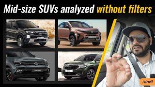 Raw & Unfiltered Analysis: Top Mid-Size SUVs in India