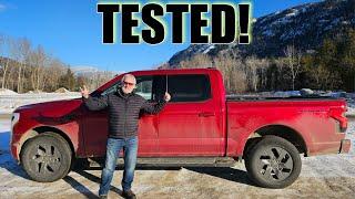 My EV Truck Heat Pump SHOCKED Me in Below Zero Test!