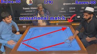 successional Carrom fights 29 points Match.   Ahmed bajwa vs Raees Ahmed