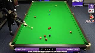 Laura Evans vs Mei Mei Fong - World Women's Snooker Championship Group Stages (June 2019)