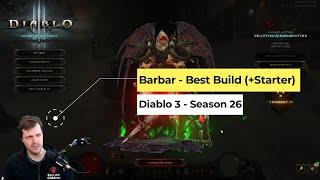 Diablo 3: Barbar Best Build für Season 26 (All in One)