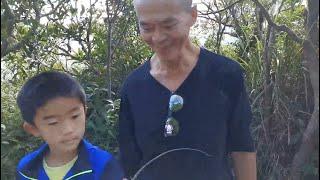 hike with grandpa up butterfly mountain trail (surprise catch at the end!)